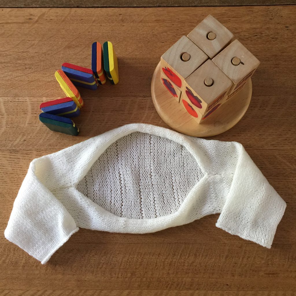 Simple Knit Baby Shrug Free Knitting Pattern